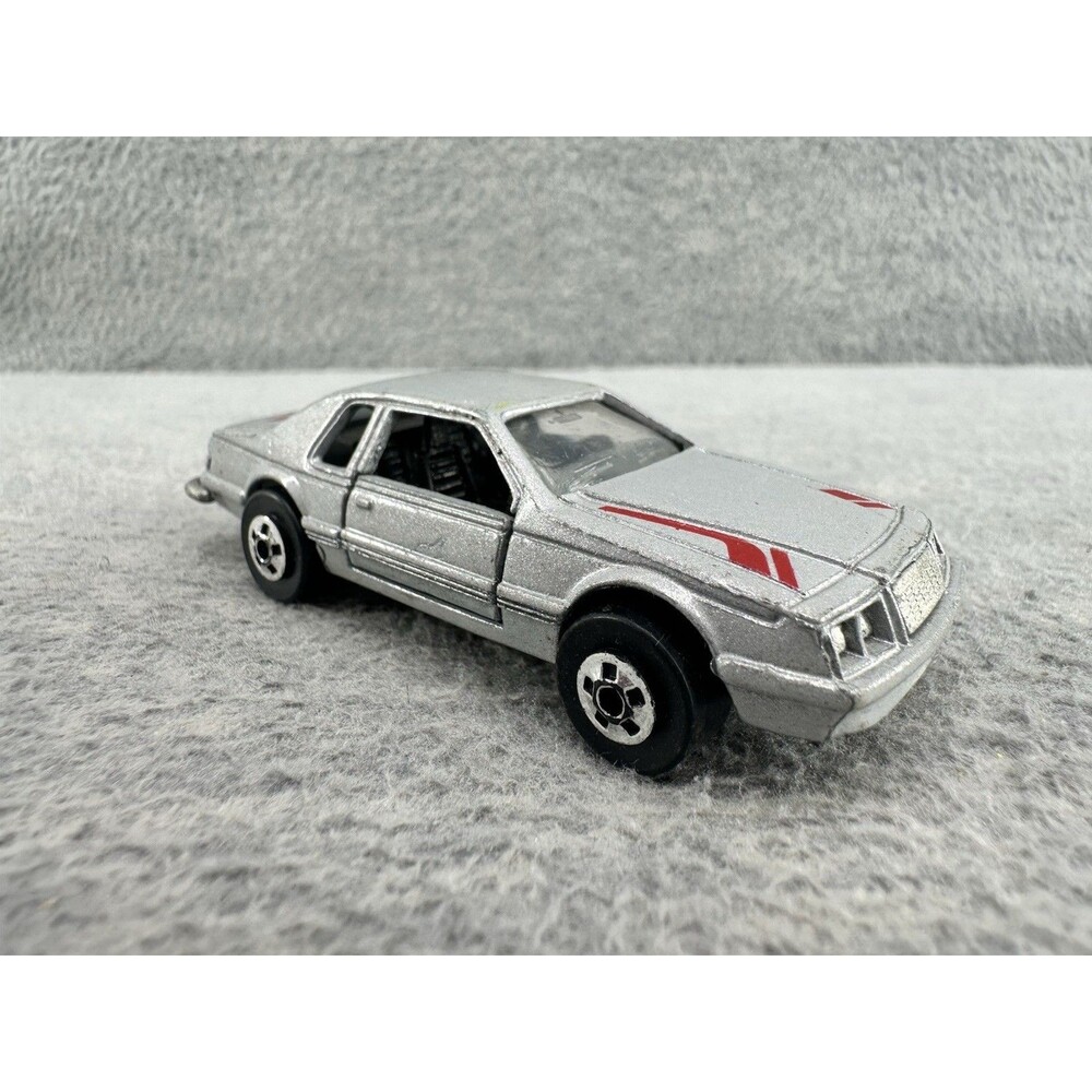 ROAD CHAMPS Die Cast #73 Gray Thunderbird Car  T5